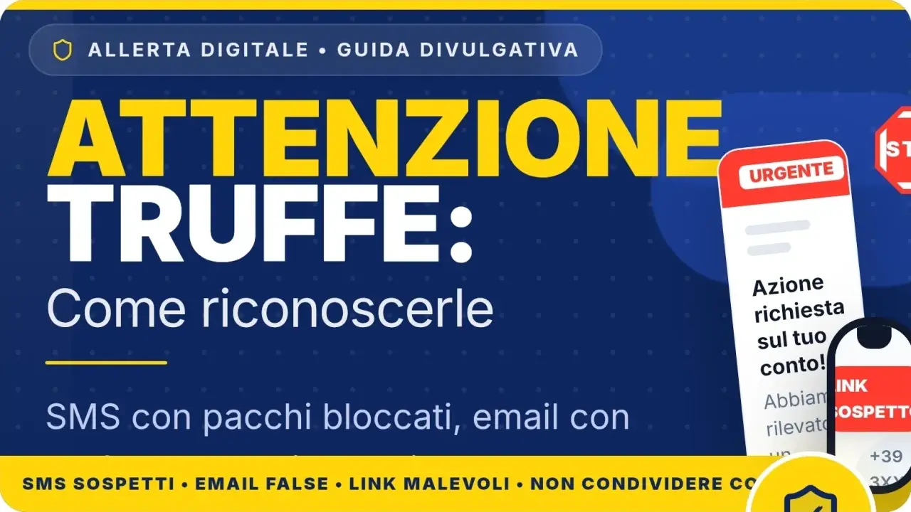 Allerta digitale su truffe: come riconoscerle. Messaggio antifrode Postepay su SMS sospetti e email false.