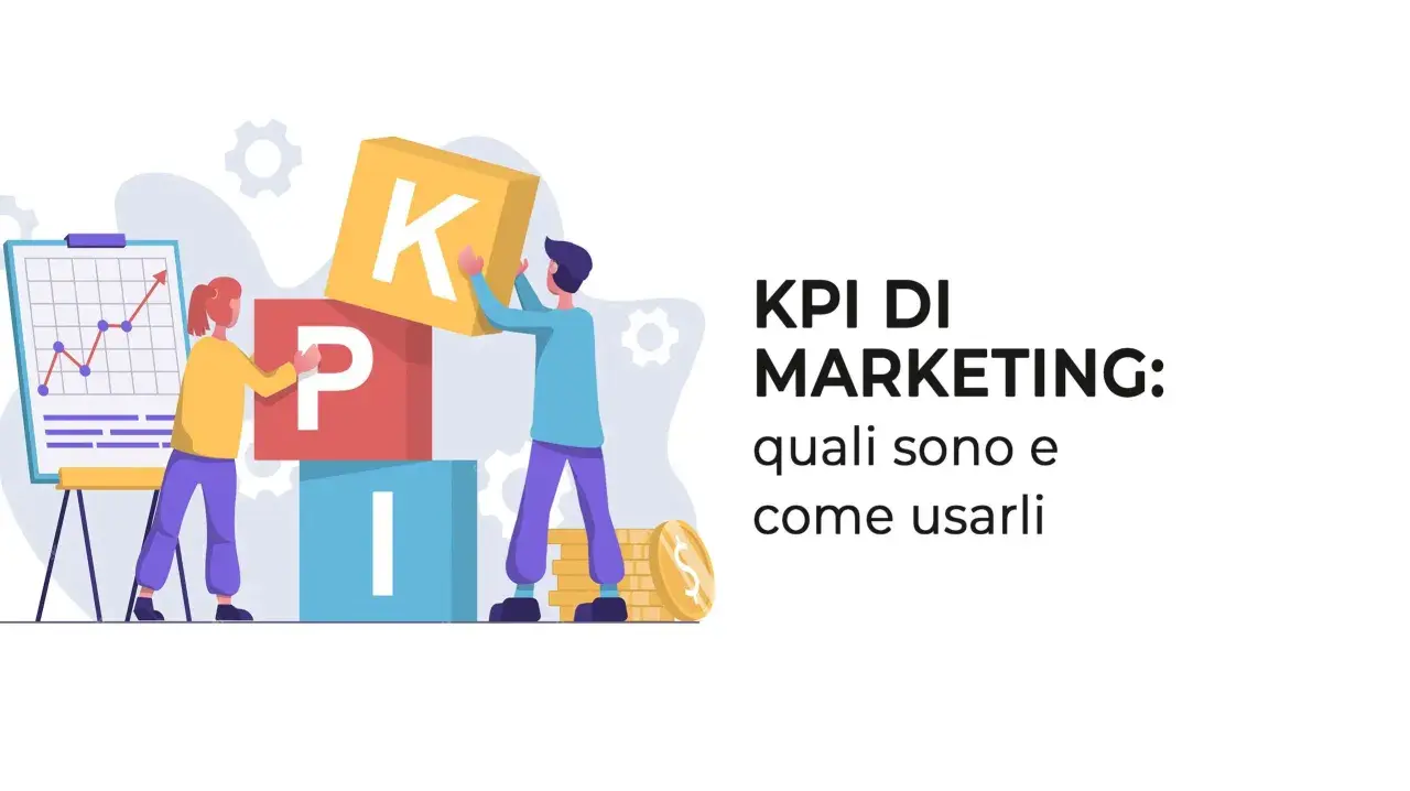 Persone costruiscono blocchi con lettere per formare "KPI". Il kpi significato è fondamentale per il marketing.