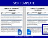 Modello di procedura operativa standard (SOP) per l'apertura di una posizione, con dettagli su policy, scopo e responsabilità.