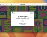 Finestra di accesso con Touch ID per un passkey Apple. L'autenticazione biometrica semplifica l'accesso ai tuoi account.