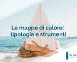 Le mappe di calore: tipologia e strumenti. Un surfista con tatuaggi abbraccia una tavola da surf sulla spiaggia.