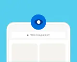Occhio vigile su un browser che mostra https://paypal.com, per evitare false email PayPal.