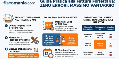 Guida pratica per l'obbligo fattura elettronica forfettari: elementi XML, imposta di bollo, gestione estero e tempistiche.