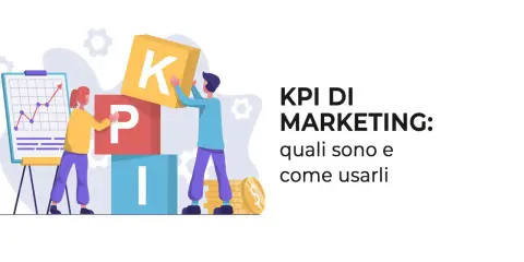 Persone costruiscono blocchi con lettere per formare "KPI". Il kpi significato è fondamentale per il marketing.