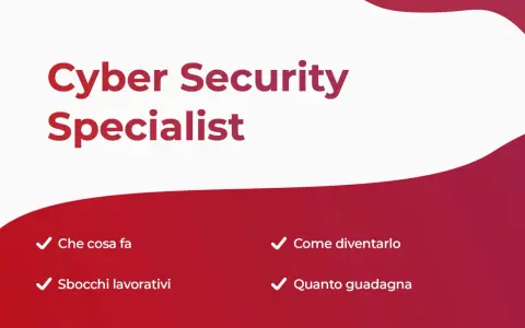 Cyber Security Specialist: cosa fa, sbocchi lavorativi, come diventarlo e quanto guadagna. Un futuro nel cyber security lavoro.