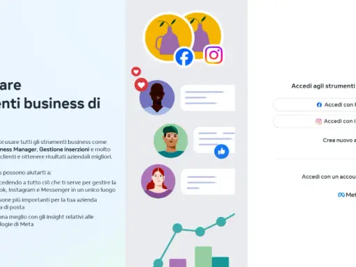 Gestisci la tua attività su Meta con Business Manager. Accedi con Facebook o Instagram per connetterti con i clienti e migliorare i risultati.