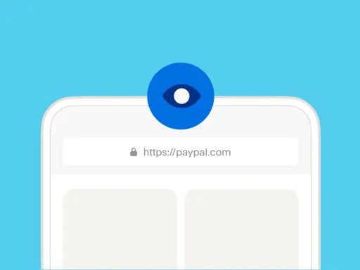 Occhio vigile su un browser che mostra https://paypal.com, per evitare false email PayPal.