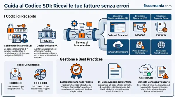 Il Codice Univoco PA, per la Pubblica Amministrazione, è un codice di 6 caratteri. Trovalo qui per le tue fatture.